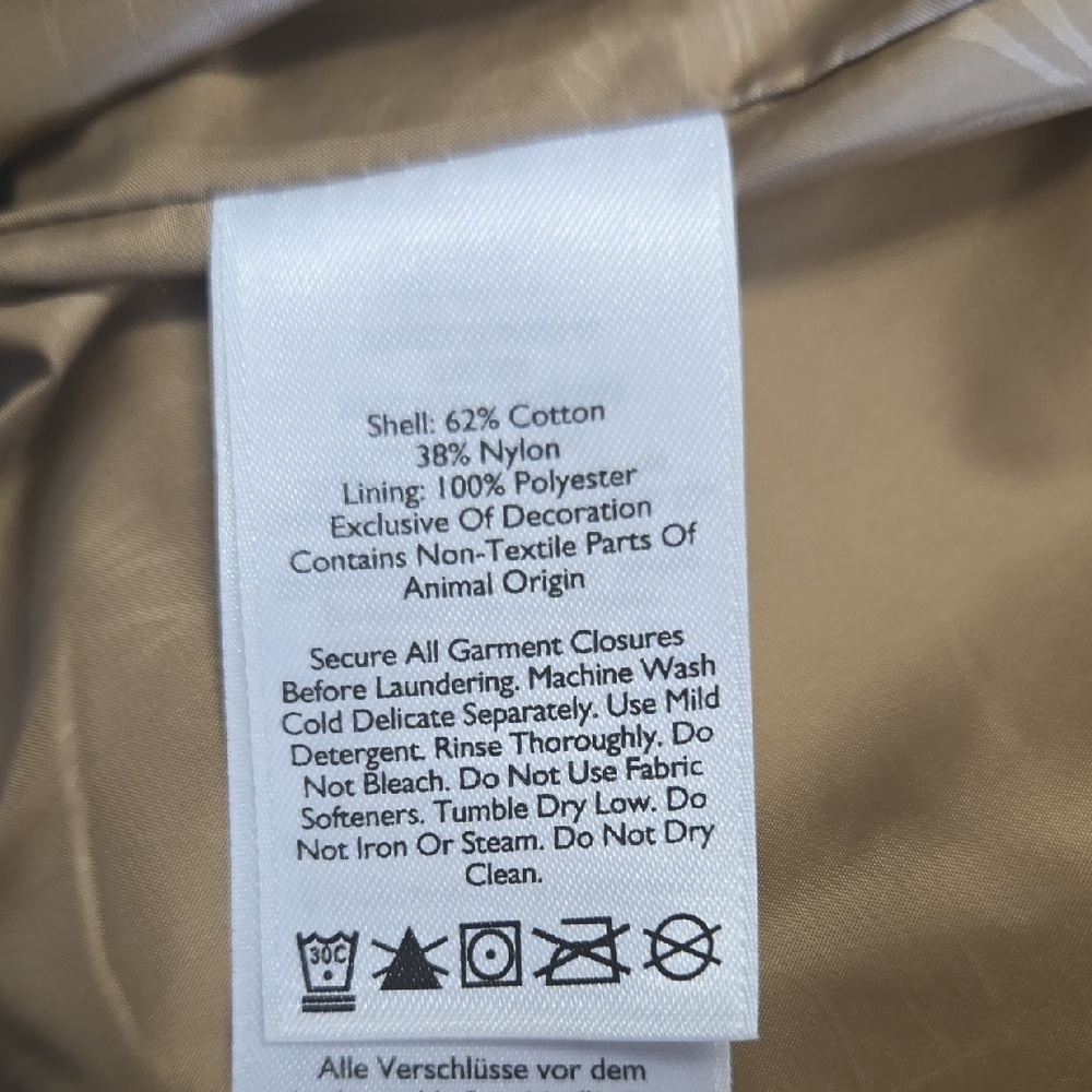 Eddie Bauer Yellow Utility Jacket with Drawstring Waist - Picture 6 of 8